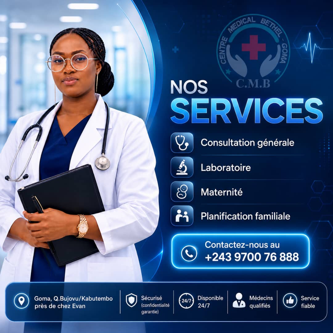 Centre Médical Bethel healthcare worker