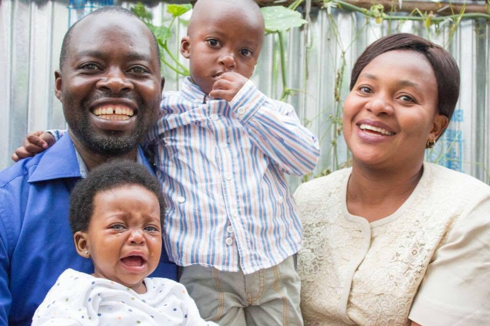 Founder Pastor Euclide Mushengezi with his family
