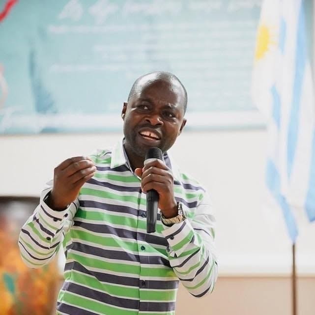 Portrait of Pastor Euclide Mugisho Mushengezi, founder of Nouvelle Communauté de l'Espérance